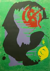 Space Borne by John Hoyland, 1993, pencil and dated, offered Dec 2024