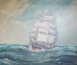 Maritime by J. T. Banks, 1905, oil on canvas, offered Dec 2024