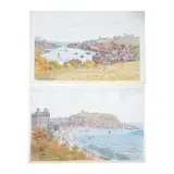 Whitby harbour and South Bay by Alfred Robert Quinton, watercolor, sold Dec 2024