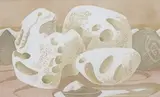 Pool by Monica Poole, woodcut, sold Dec 2024
