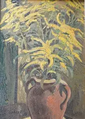 Impasto by Frederick James Timbrell, oil on canvas, sold Nov 2024