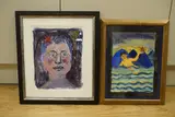 Comprising Portrait of a woman and nude by Caroline Conran, watercolour and gouaches, offered Nov 2024