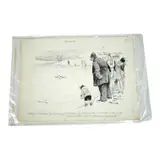 Rural Constable cartoon by William Leigh Ridgewell, ink, sold Nov 2024