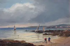 Untitled by Frederick Charles Dixey, oil on board, sold Nov 2024