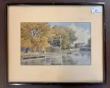 Old Foundry Bridge, Norwich by William Fred Austin, oil, sold Jun 2025