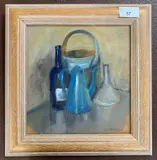Still life by Joyce Beeching, oil on board, sold Jun 2025
