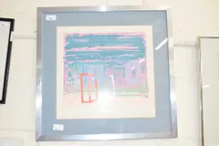 Stonescape / Portland by John Loker, screenprint, sold May 2025