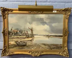 Winter Afternoon Waldon by John Sutton, oil on canvas, sold May 2025