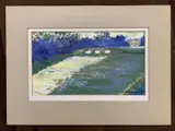 Landscape by Derek Inwood, pastel on paper, sold May 2025