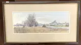 Ely Cathedral by Alan Dorian Clark, 1997, pastel, sold May 2025