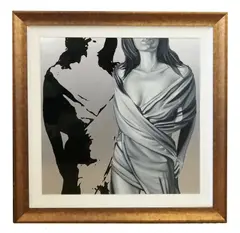 Contemporary acrylic on aluminium by Drew Darcy, acrylic, sold May 2025