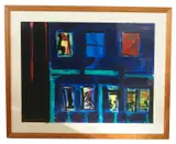 Abstract mixed media by Brüer Tidman, mixed media, sold May 2025