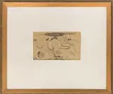 Preparatory ink on paper by Ralph Maynard Smith, ink on paper, sold May 2025
