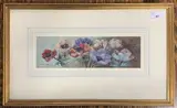 Anemones by Gertrude Elizabeth Offord, watercolour, sold Apr 2025