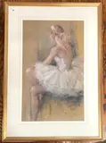 Study of a Ballerina by Ernest M. Jessop, pastel, sold Apr 2025