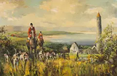 County Waterford by Anne Tallentire, oil on canvas, sold Nov 2025