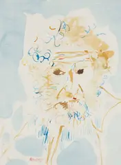 Untitled by Philip Sutton, 1989, watercolour, offered Nov 2025