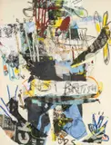 Not British by Neale Howells, mixed media, sold Nov 2025
