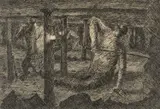 Unsigned by George Bissill, ink, sold Nov 2025