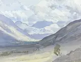 Untitled by David James Woodford, watercolour, sold Nov 2025