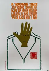 Limited edition by Paul Peter Piech, 1991, lithograph, sold Nov 2025