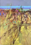 Overgrowth by Elfyn Jones, oil on canvas, sold Oct 2025