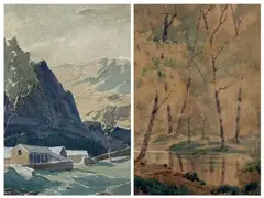Untitled by Grainger Smith, watercolour, sold Oct 2025