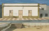 Los Cristianos, Tenerife by Tom Jones, watercolour, sold Oct 2025