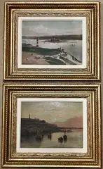 The Foreshore, Plymouth Hoe by Sarah Louisa Kilpack, oil, sold Oct 2025