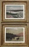 The Foreshore, Plymouth Hoe by Sarah Louisa Kilpack, oil, sold Oct 2025