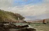 Fort Picklecombe by George Henry Jenkins, 1881, oil on board, sold Oct 2025