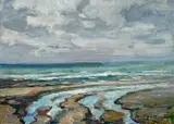Le Pouldu Finistère by Marcel Parturier, oil on board, sold Oct 2025