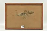 A study of scattered coins and money bag by Edward John Poynter, pencil, sold May 2023
