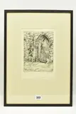 Bolton abbey by Wilfrid L. Vinson, etching, sold May 2023