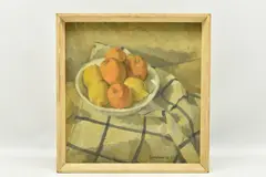 Oranges and lemons by Felicity Evershed, oil on board, sold May 2023