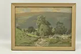 Buckden in wharfedale by John Alfred Haggis, oil on board, sold May 2023