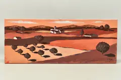 A continental landscape by Richard Pargeter, oil on canvas, sold May 2023