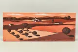 A continental landscape by Richard Pargeter, oil on canvas, sold May 2023