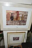 A contemporary study of vases by Deborah Vallance, mixed media on paper, sold May 2023