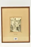 Black friars, bristol by William James Müller, 1830, ink, sold May 2023