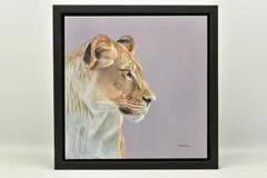 Queen of the savannah by Darryn Eggleton, print, sold May 2023