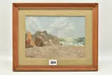 The wave near almunecar by John Alfred Haggis, oil, sold Apr 2023