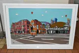 Digbeth, custard factory by Dylan Izaak, oil, sold Apr 2023