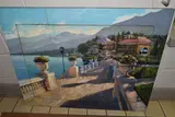 HYBRID PAINTING/PRINT, an Italian coastal village, the central portion of the by Howard Behrens, PRINT, sold Apr 2023