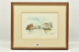 Ditchling, east sussex by Hagop Kasparian, 1986, watercolour on paper, sold Apr 2023