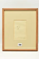 Portrait of his daughter by John Linnell, 1820, pencil on paper, sold Apr 2023