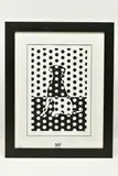 Confused by Margaret Mallows, linocut, sold Apr 2023