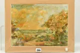 May time by Charles Henry Chapman, 1910, oil on paper, sold Apr 2023