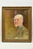Self portrait by Joseph Unite Willis, 1935, oil on canvas, sold Apr 2023