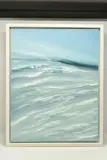 Mediterranean blue by Lynne Timmington, oil on canvas, sold Apr 2023